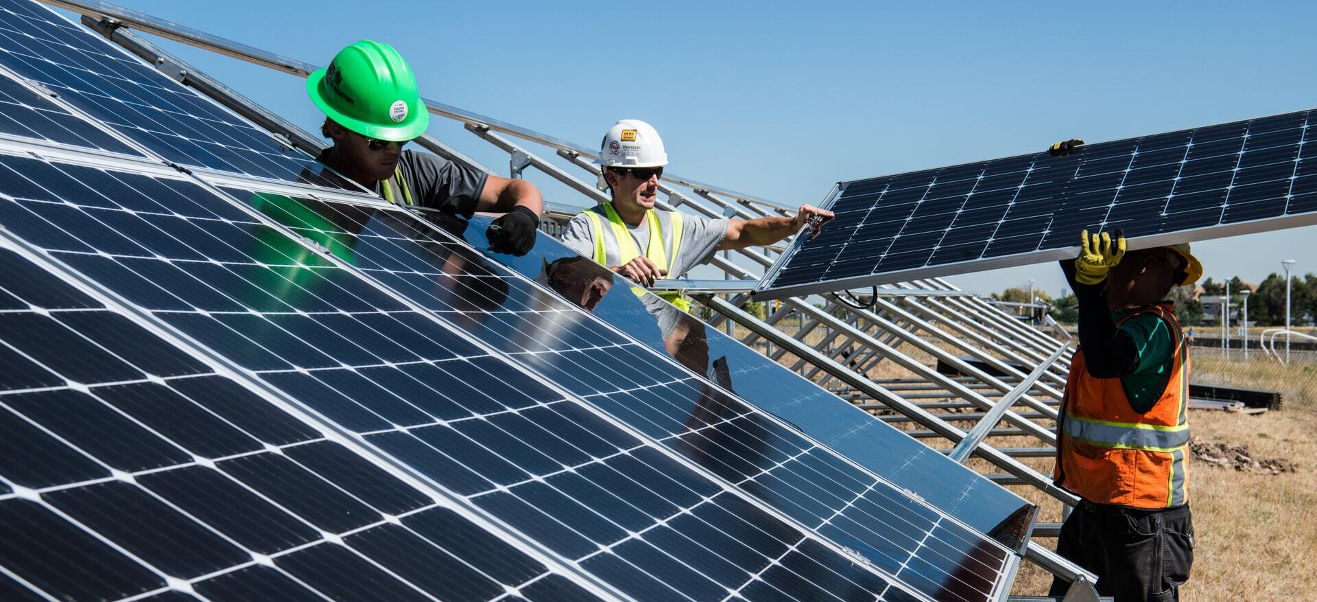 Solar installation field